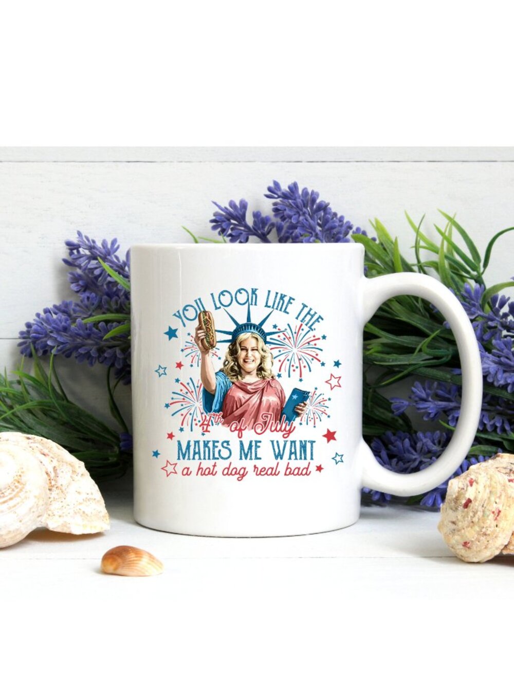 You look like the 4th of July handmade mug